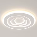Modern LED Ceiling Light Fixtures with Square and Round Shapes for Home Interior Lighting Design