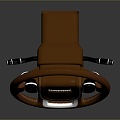 Steering wheel car steering wheel car parts life supplies 3d model