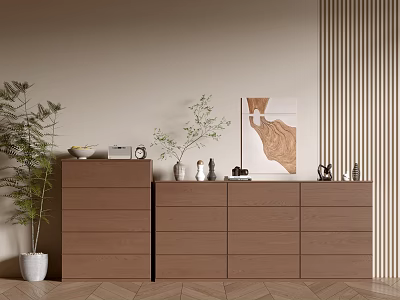 Modern Wood Grain Cabinet Simple Style Cabinet Whole Cabinet Sideboard Balcony Cabinet Storage Cabinet Entrance Cabinet 3d model