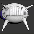 Modern Spaceship Spacecraft 3d model