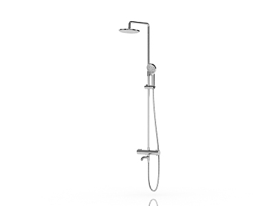 Modern large shower 3d model