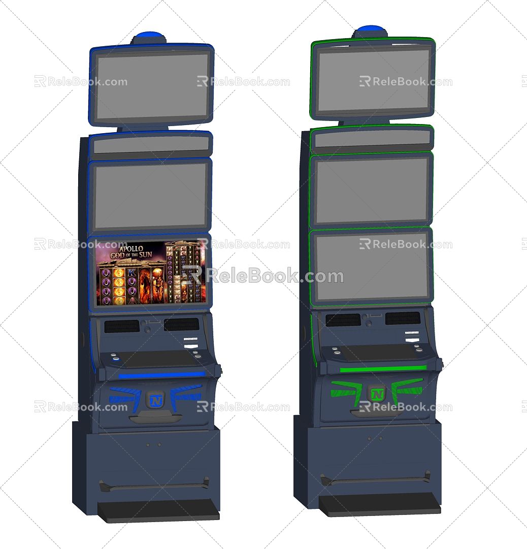 Modern Game Playground Game Machine Arcade Game Machine 3d model