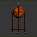 Globe Antique Globe Old Globe Retro Globe Game Item Game Props Game Equipment 3d model