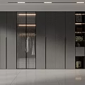 Minimalist Modern Wardrobe Interior Design With Glass Doors And Storage Cabinets