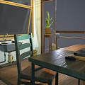 Elevated Metal Shack With Corrugated Roof Satellite Dish Speakers And Balcony