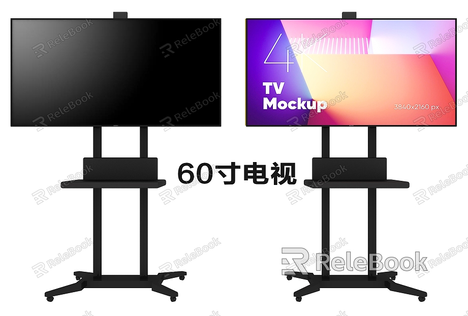 Bracket TV Screen Display Advertising Screen Bracket Mobile TV Conference TV Night View TV model