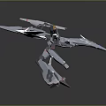 Mech Warrior Mech Soldier Machine Battlearm Mechanical Battlearm Machine Fighter Robot 3d model