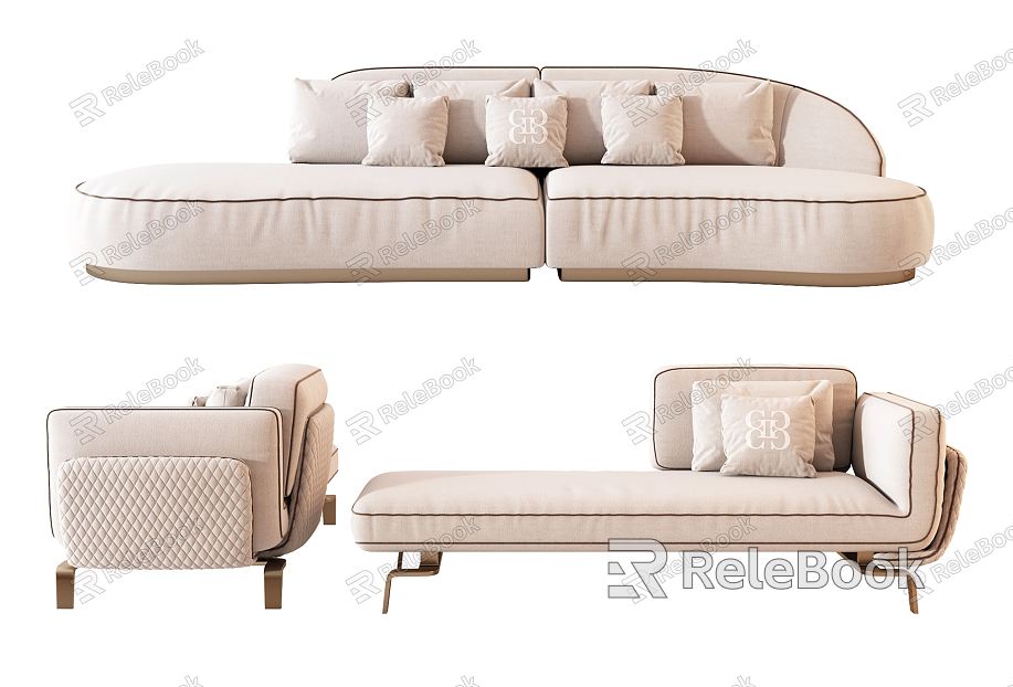 Modern Multiplayer Sofa GRILLI Multiplayer Sofa model