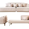 Modern Multiplayer Sofa GRILLI Multiplayer Sofa 3d model