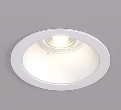 Modern White Recessed LED Downlight For Home Interior Lighting Fixture 3d model