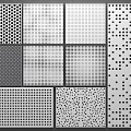 Decorative Wall Panels with Various Perforated Patterns and Modern Designs for Interior Decoration 3d model
