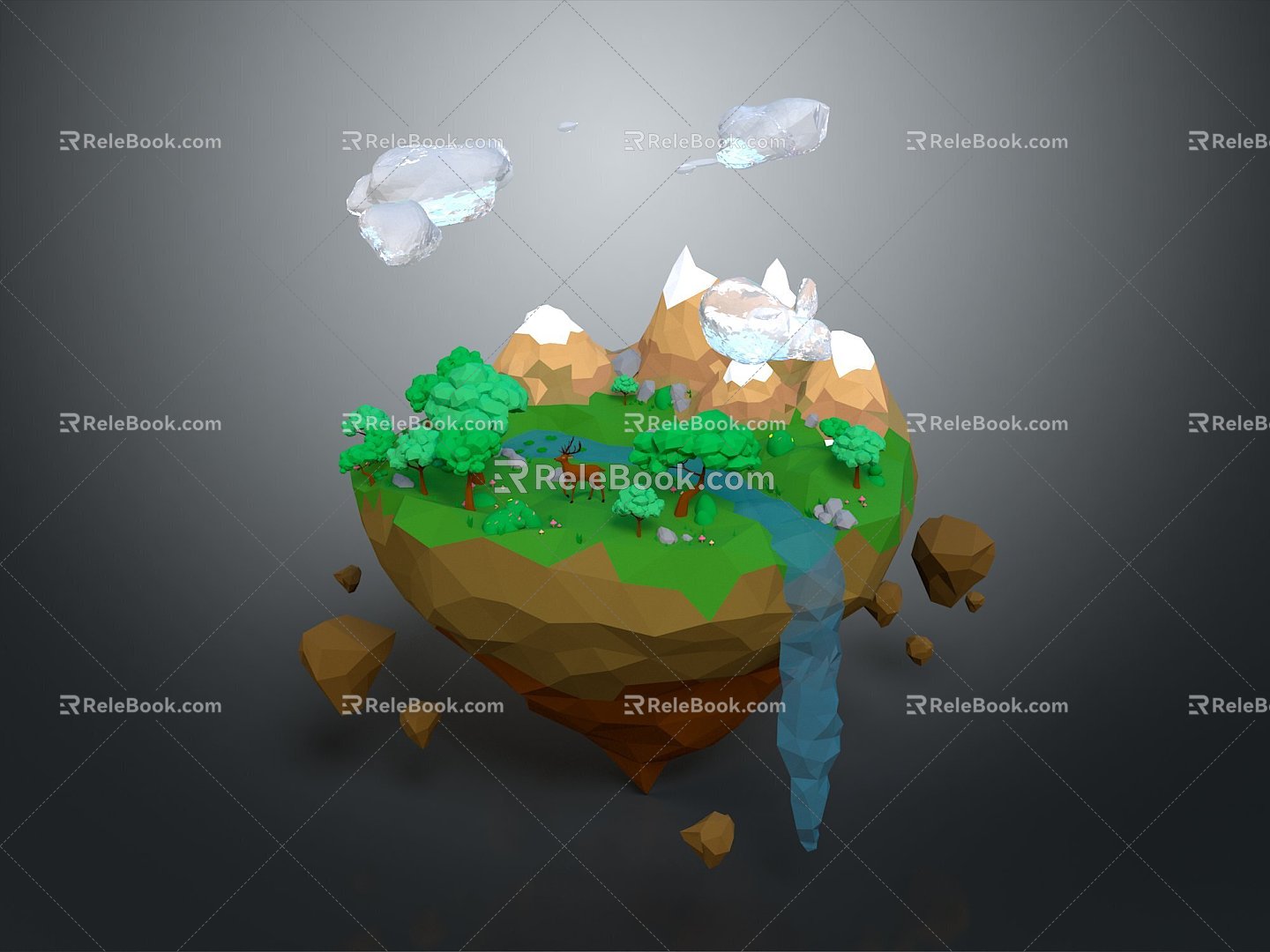 Game Environment Game Scene Fairy Tale Scene Fairy Tale Magic Scene Magic Item Fantasy Scene 3d model