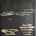 Modern chandelier ring series endon writable 3d model