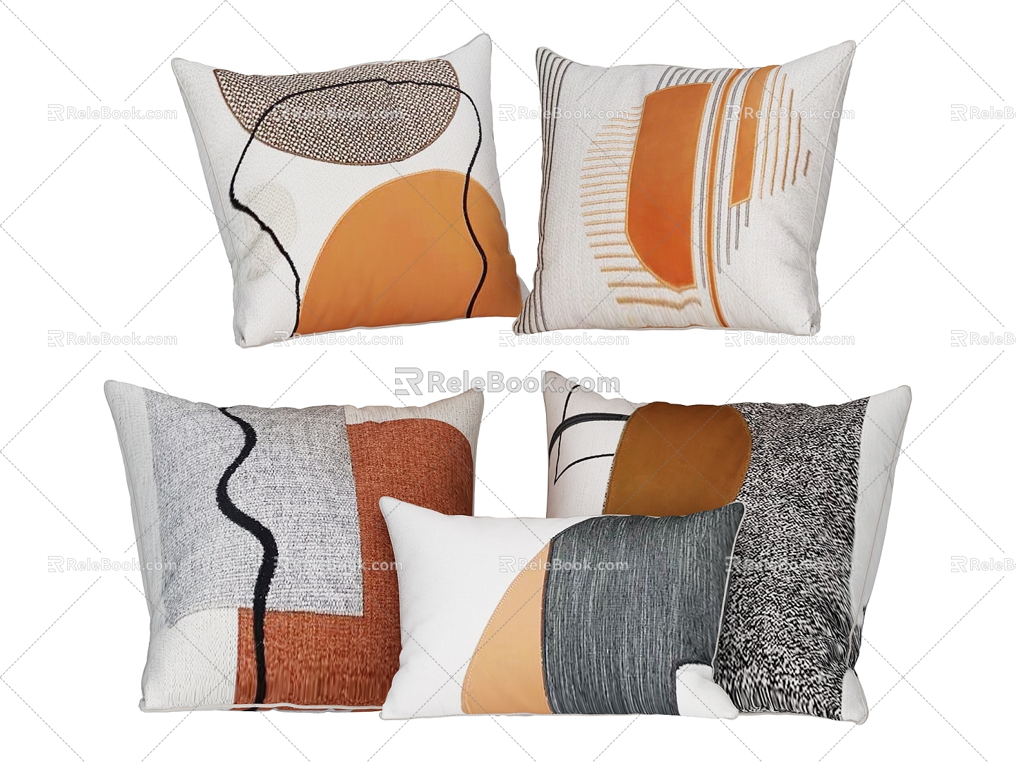 Modern pillow 3d model