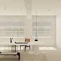 Modern Beauty Hair Salon Interior With White Reception Desk Soft Lighting And Decorative Plants