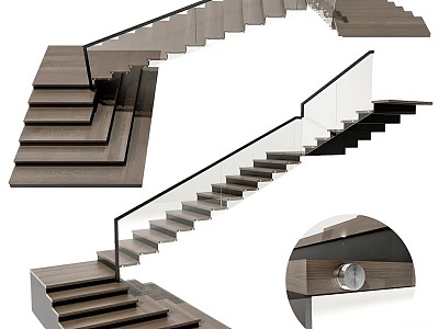 Exquisite Stairs 3d model