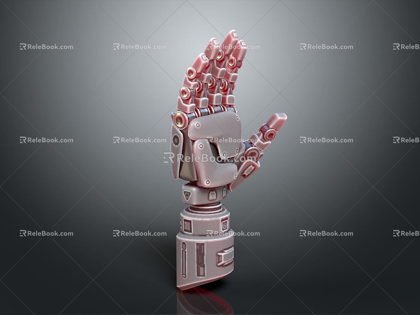 Modern Robot Arm Robot Arm Mechanical Arm Robot Arm Robot Head 3d model