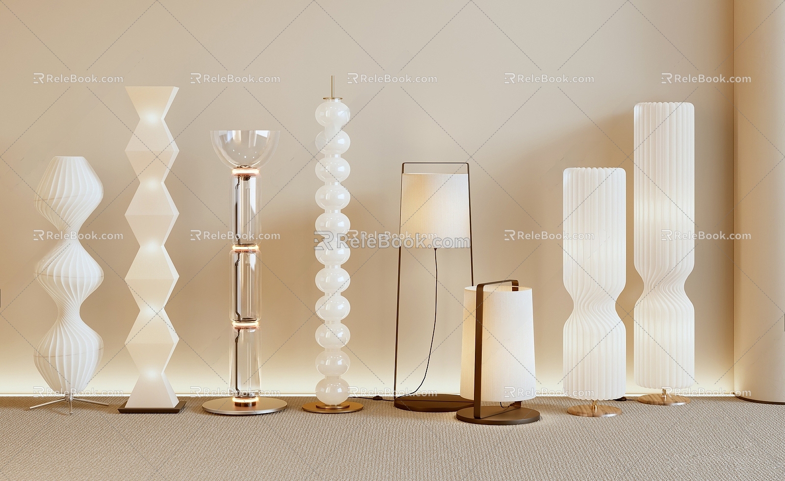 French floor lamp model