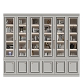 Neoclassical wardrobe and decoration 3d model