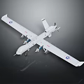 Advanced Long Range Unmanned Aerial Vehicle With Fixed Wings And Surveillance Payloads