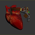 Steampunk Heart Mechanical Heart Steam Punk Heart Human Heart Machine Heart 3d model