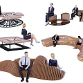 Modern Outdoor Chairs With Unique Curved Wavy And Circular Shapes For Comfortable Seating Design