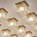 Crystal Square Ceiling Lights For Modern Interior