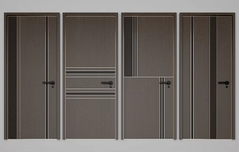 Wooden door 3d model