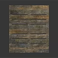 Vintage Wooden Pallet With Multicolored Wood Grain For Home Decor And Storage