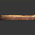 Freshly Baked Pizza With Melted Cheese Tomato Sauce And Crispy Crust On Plate