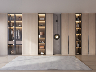 Modern wardrobe 3d model