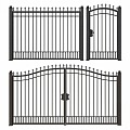 Modern gate wrought iron gate 3d model