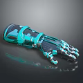 Modern Mechanical Arm Robot Arm Robot Head 3d model