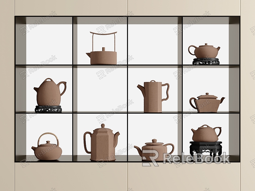 Quiet wind teapot model