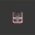 Airbnb 09 Pink And Black Computer Device With Stylish Grille Design And Modern Smart Features