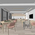 Hotel Mahjong Room Bright Spacious Interior With Mahjong Tables Wheelchair Accessible TV And Comfortable Chairs