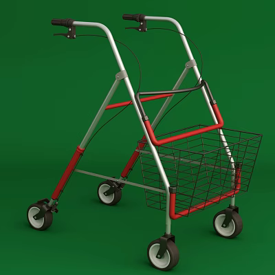 Modern walking aid Folding walking aid 3d model