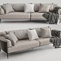 Modern Multiplayer Sofa 3d model