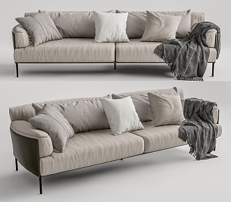 Modern Multiplayer Sofa 3d model