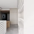 Modern Open Kitchen Interior Design With Island Counter And Lighting Fixtures