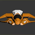 Modern Spaceship Spacecraft 3d model