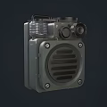 Realistic Old Sound Realistic Old Sound Speaker Electrical Equipment Old Objects 8090 s Retro 3d model