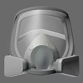 Medical Respiratory Mask With Transparent Design And Comfortable Fit For Breathing Assistance