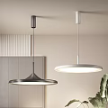 Modern Black And White Pendant Lights With Minimalist Design For Interior Spaces