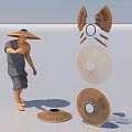 Modern hat 3d model