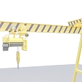 Gantry crane 3d model