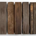 Natural Stone And Wood Material Samples With Various Textures And Color Tones