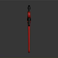 Red Pipe Wrench With Adjustable Jaw And Heavy Duty Handle For Plumbing Tasks