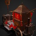 New Chinese Wedding Car Wedding Car 3d model