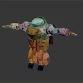 Modern Robot Mech Warrior Mech Soldier Machine Battlearm Mechanical Battlearm 3d model
